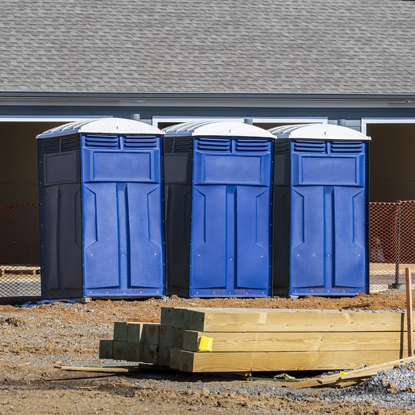 what is the expected delivery and pickup timeframe for the porta potties in Edgar Wisconsin